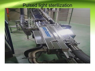 Pulsed light sterilization
 