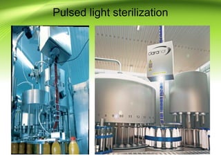 Pulsed light sterilization
 