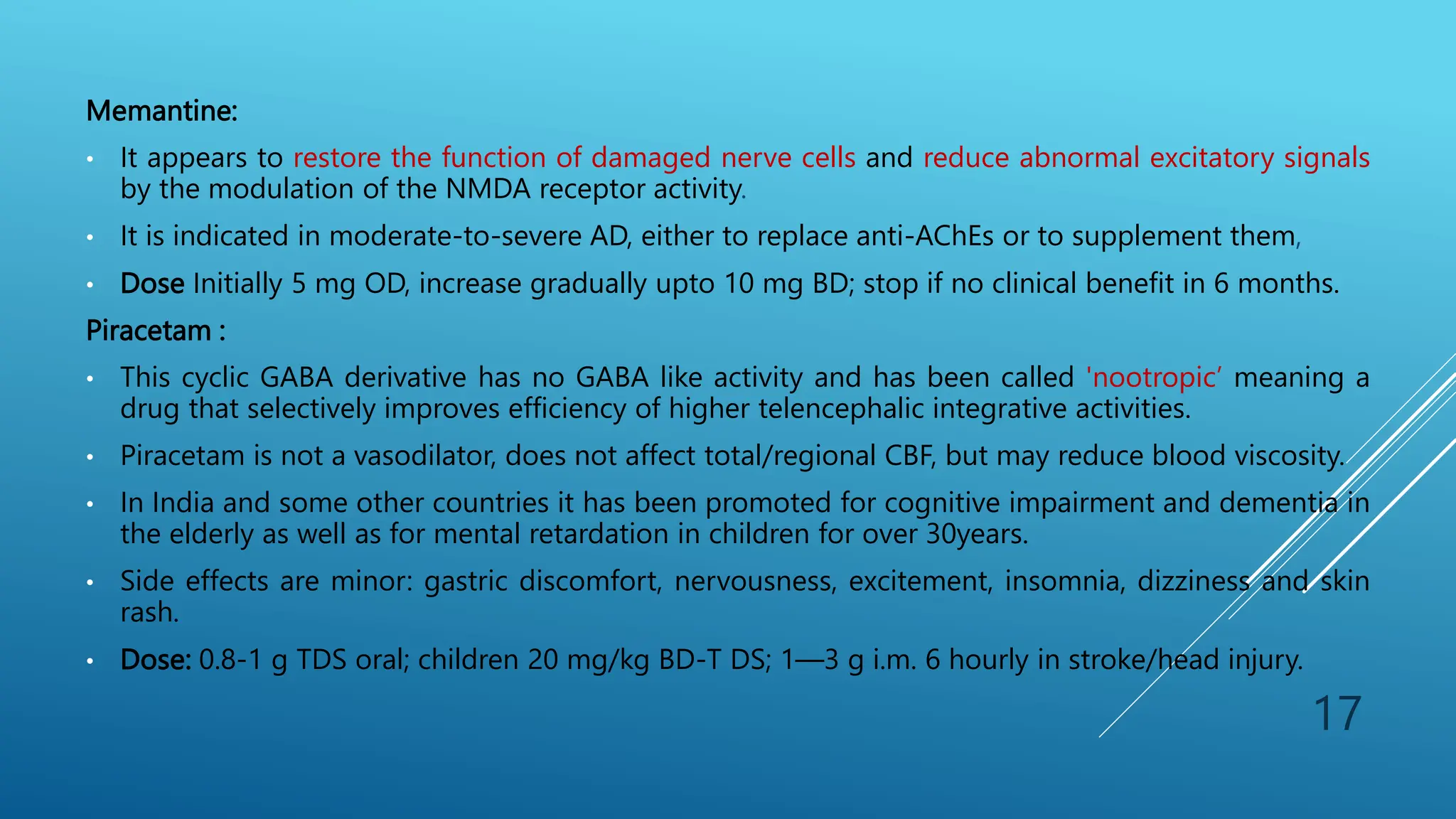 recent advances in the treatment of alzheimers disease.pptx