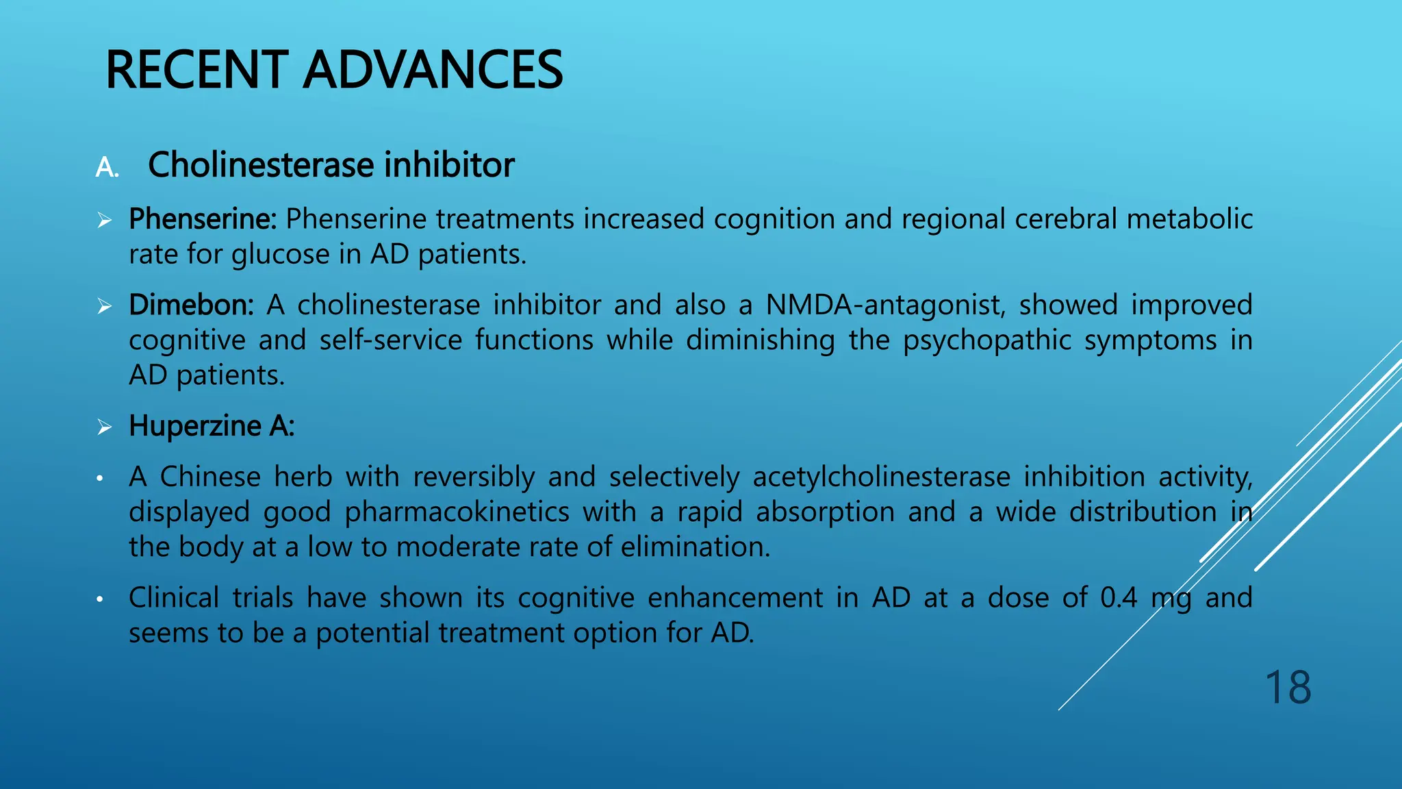 recent advances in the treatment of alzheimers disease.pptx