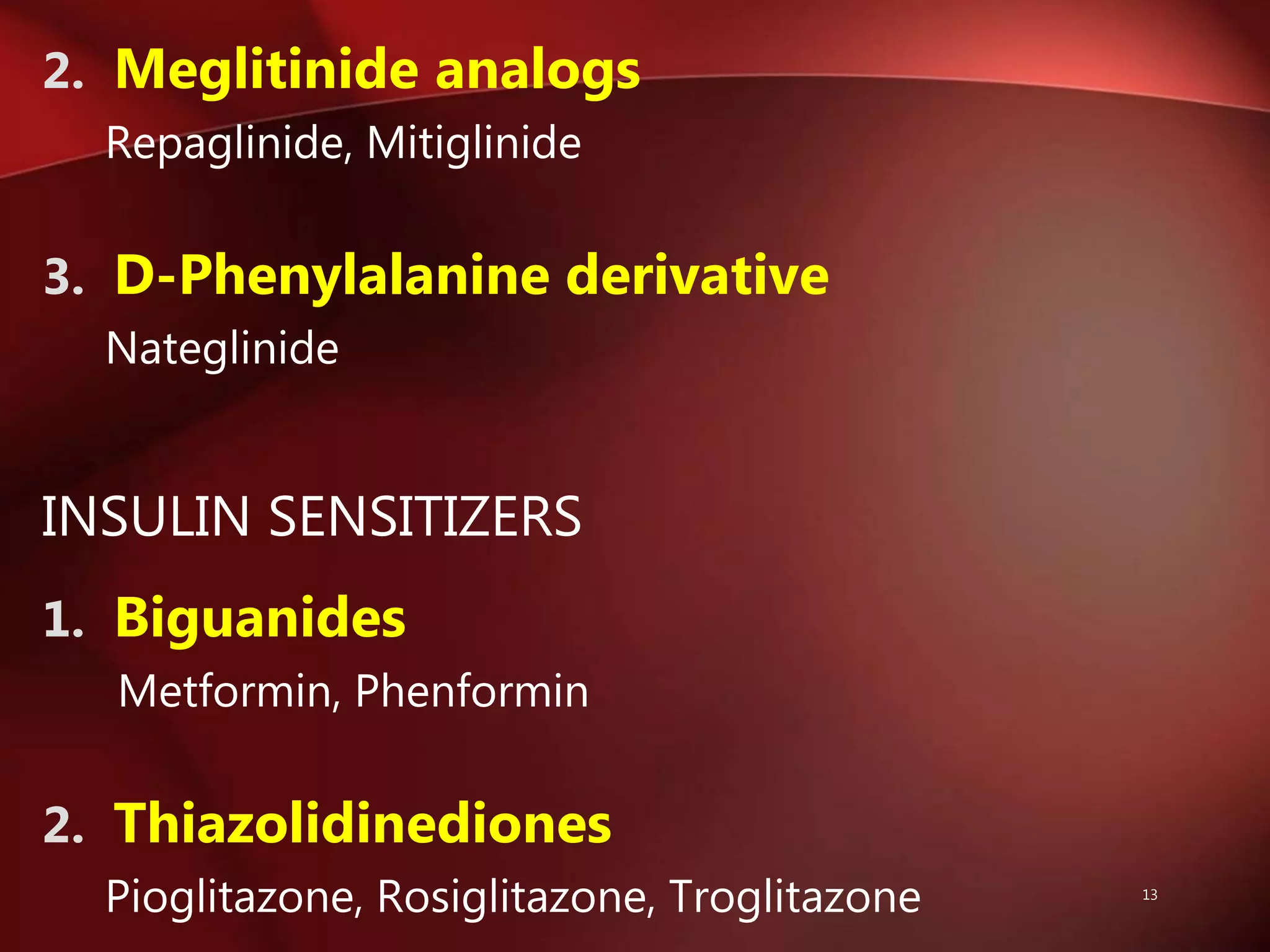 Recent advances in the treatment of diabetes mellitus | PPTX