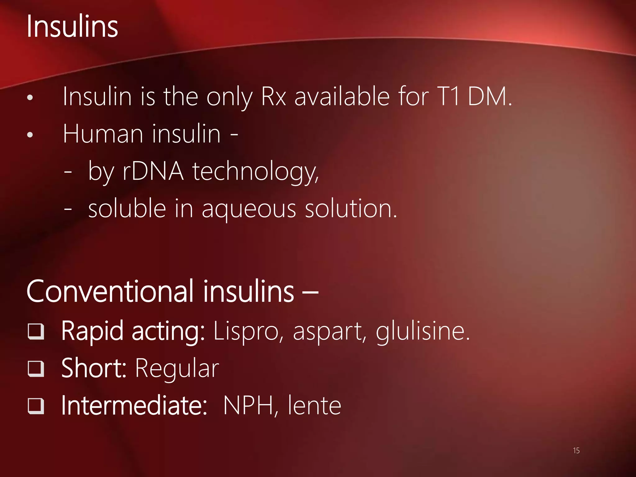 Advances In Diabetes Using Modern Medicine