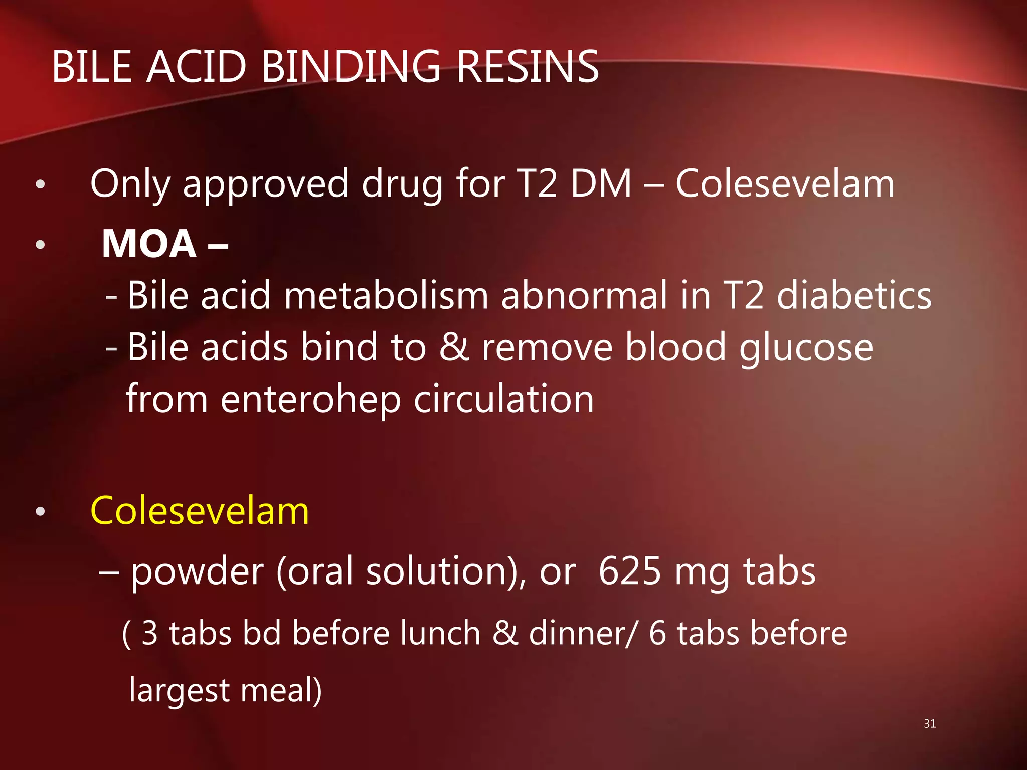Recent advances in the treatment of diabetes mellitus | PPTX