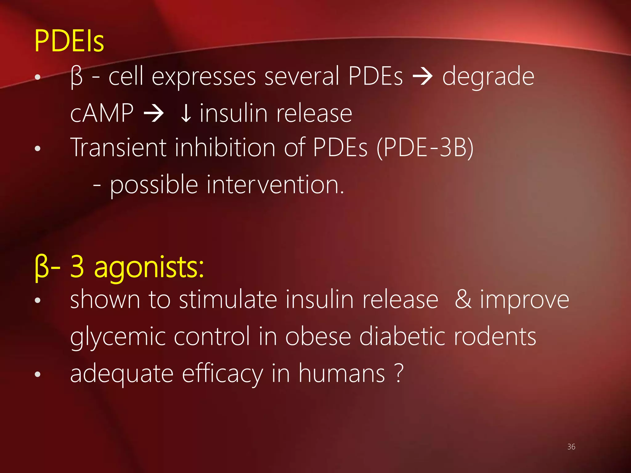 Recent advances in the treatment of diabetes mellitus | PPTX