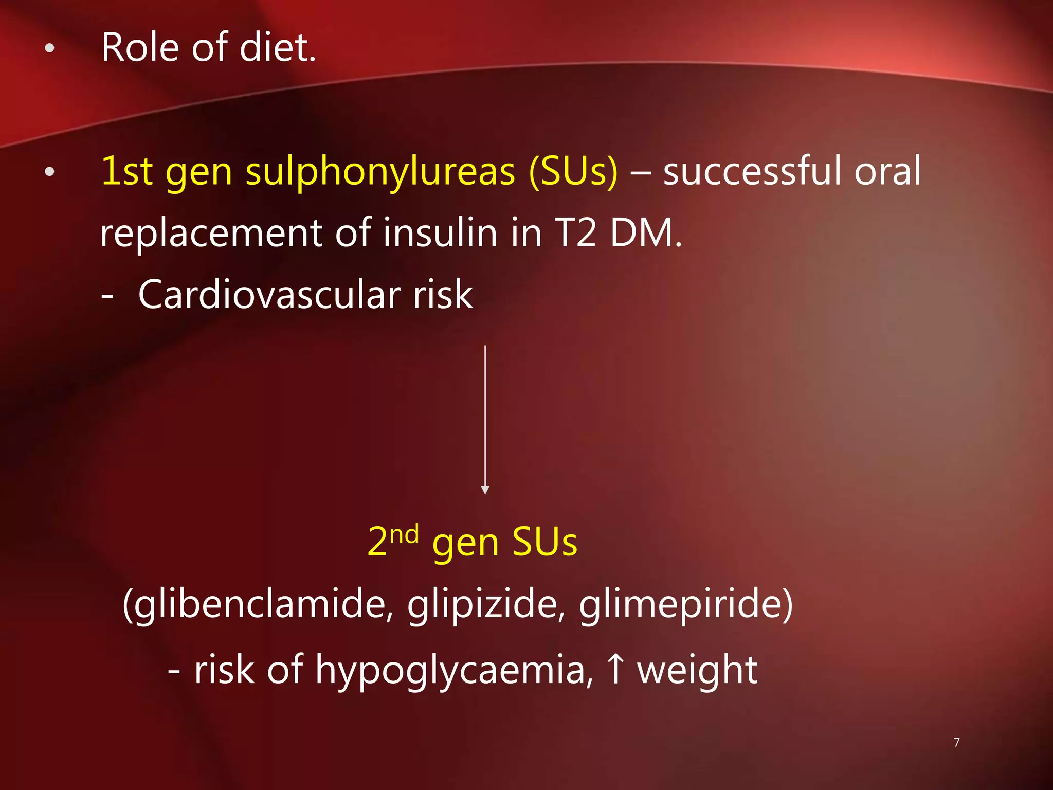 Recent advances in the treatment of diabetes mellitus | PPTX
