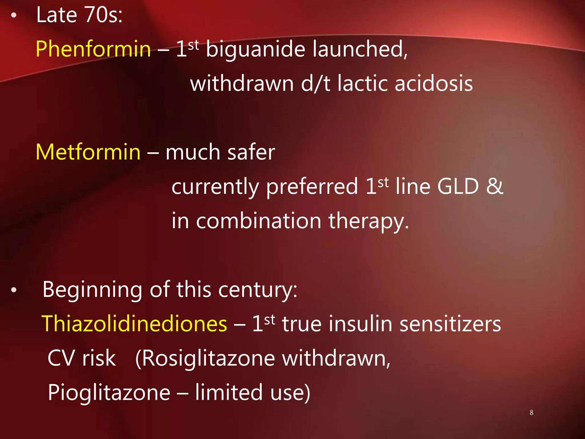 Recent advances in the treatment of diabetes mellitus | PPTX