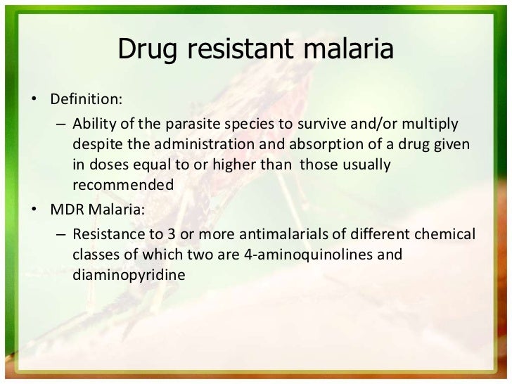 Recent advances in treatment of malaria
