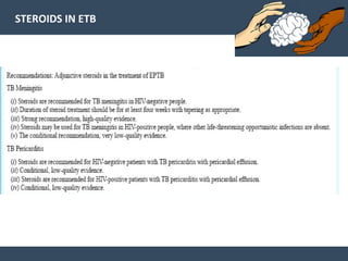 STEROIDS IN ETB
 