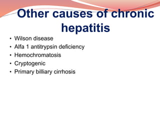 Recent advances in chronic hepatitis | PPTX