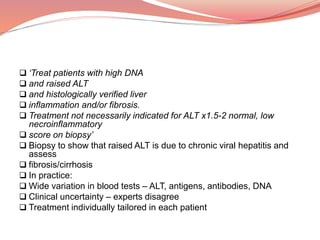 Recent advances in chronic hepatitis | PPTX