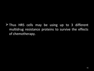  Thus HRS cells may be using up to 3 different
  multidrug resistance proteins to survive the effects
  of chemotherapy.




                                                     55
 