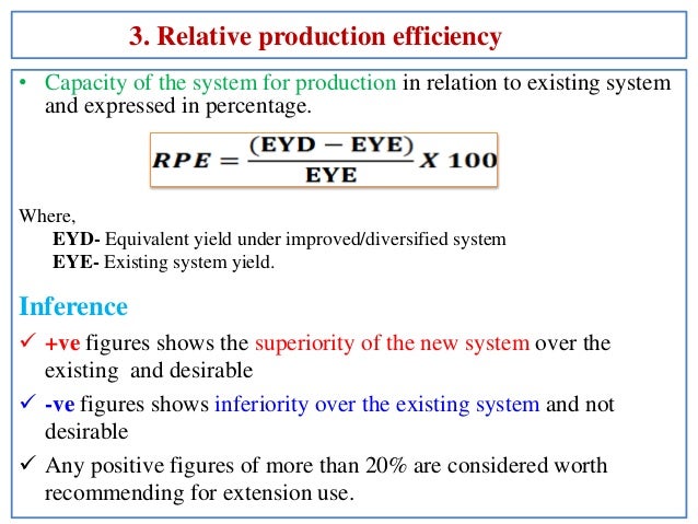Recent Approaches For Evaluating Cropping Systems Recent Approaches For Evaluating Cropping Systems