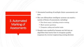 Recent developments in assessment | PPT