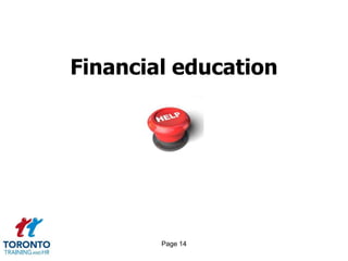 Page 12Re-engineering learning & development 1 of 2Involve the team in designing and implementing the changes that are neededDon’t be afraid to ask the “stupid questions”-challenge pre-conceptions about the way things are currently donePut performance consulting at the core of all learning solutionsSecure commitment, engagement and participation from key stakeholdersHarness new learning technologies to create the optimal learning solutions