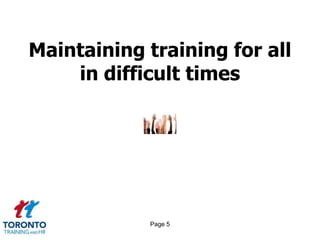 Training course delivery-  Reducing costsSaving time