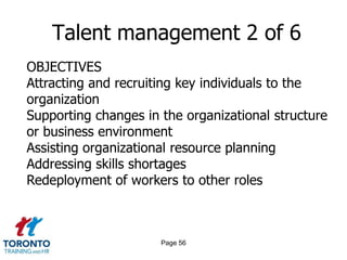 Page 54Talent management