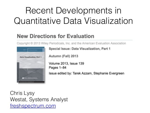 visualization quantitative data in Data Quantitative Visualization Developments Recent
