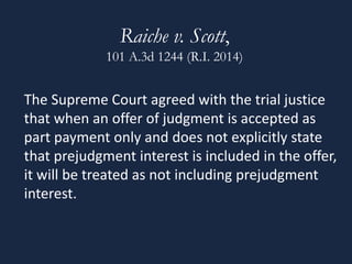 Recent Developments in Rhode Island Law 2015 - State Courts and Civil  Procedure | PPT