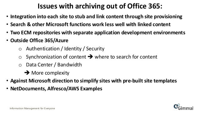 synchronization add in outlook q q3 Recent developments from a of point ecm view share market