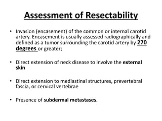Recent guidelines in management of oral and oropharyngeal carcinoma | PPTX