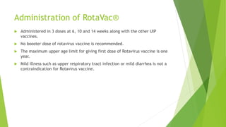 Recent immunization updates india 2019 | PPTX