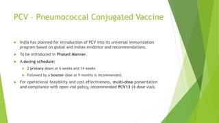 Recent immunization updates india 2019 | PPTX