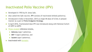 Recent immunization updates india 2019 | PPTX
