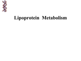 Lipoprotein Metabolism
 
