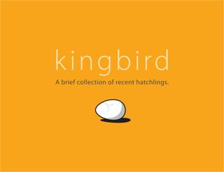 k ingbird
A brief collection of recent hatchlings.
 