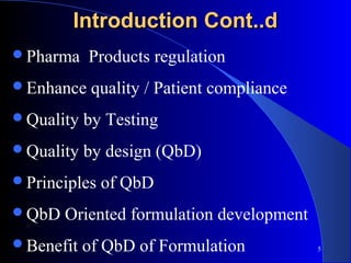 Quality by Designs | PPT