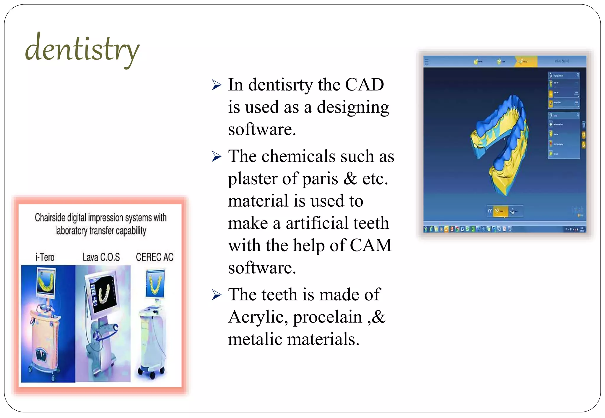 Recent trend in cad cam | PPT