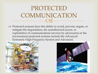 Protected Communication Recent trends in satellite communication | PPTX