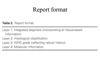 Report format
 