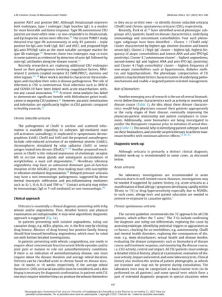 Recent updates in urticaria: management and therapeutic | PDF