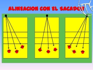 ALINEACION CON EL SACADOR
 