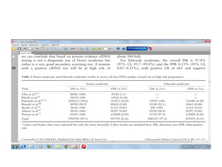 Maternal Kanda Serbest fetal DNA