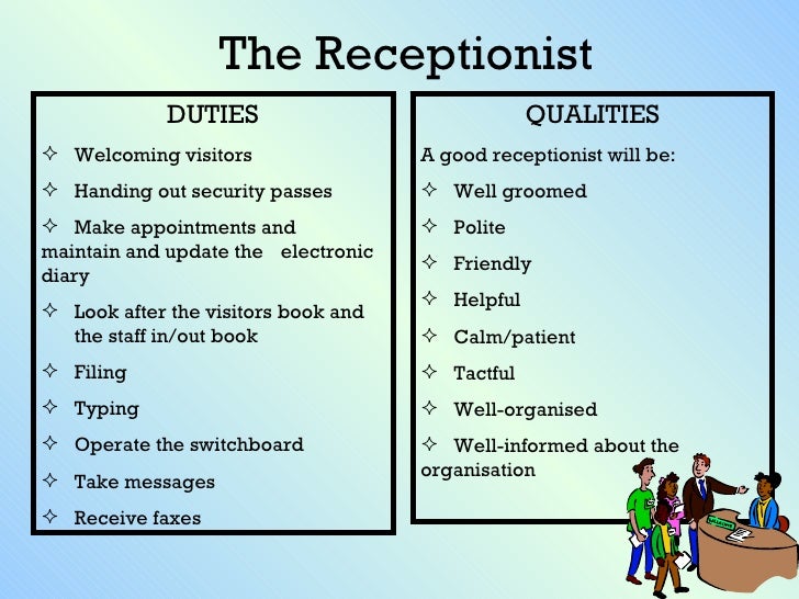 Standard Grade Administration Reception Services