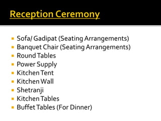 Reception Slides Reception ceremony | PPTX