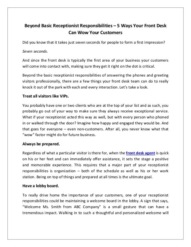 Beyond Basic Receptionist Responsibilities 5 Ways Your Front Desk Can beyond-basic-receptionist-responsibilities-5-ways-your-front-desk-can