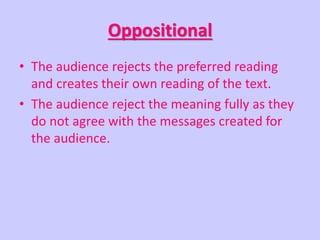 Reception theory-Stuart Hall | PPTX