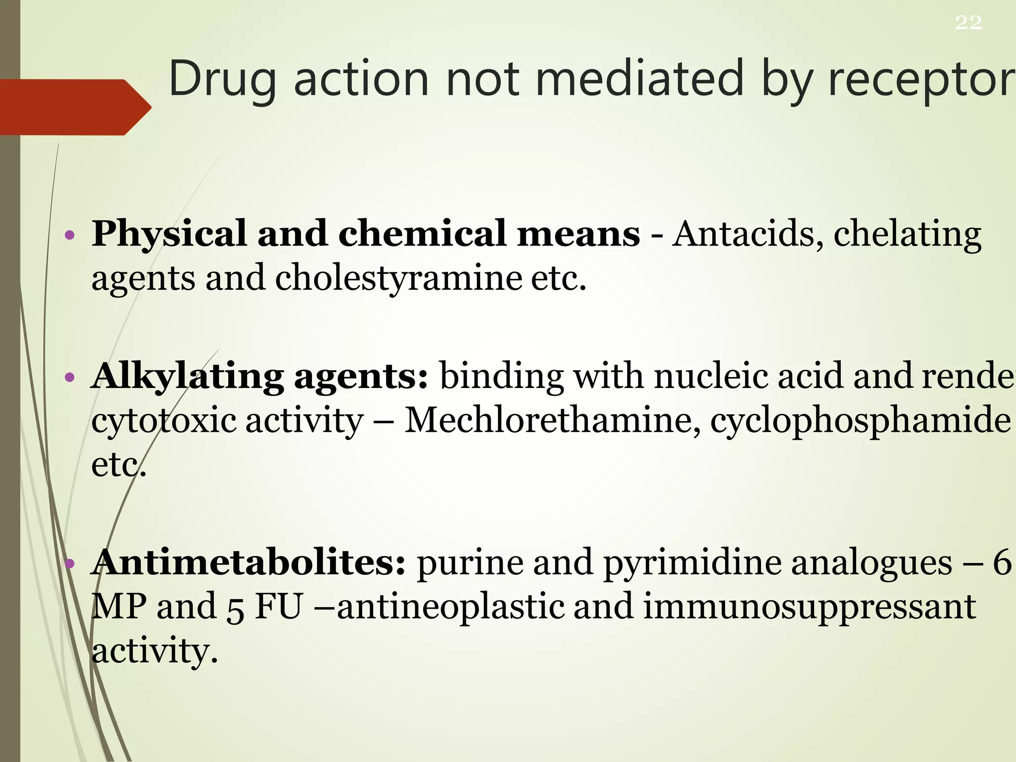Receptors and receptors classification | PPTX