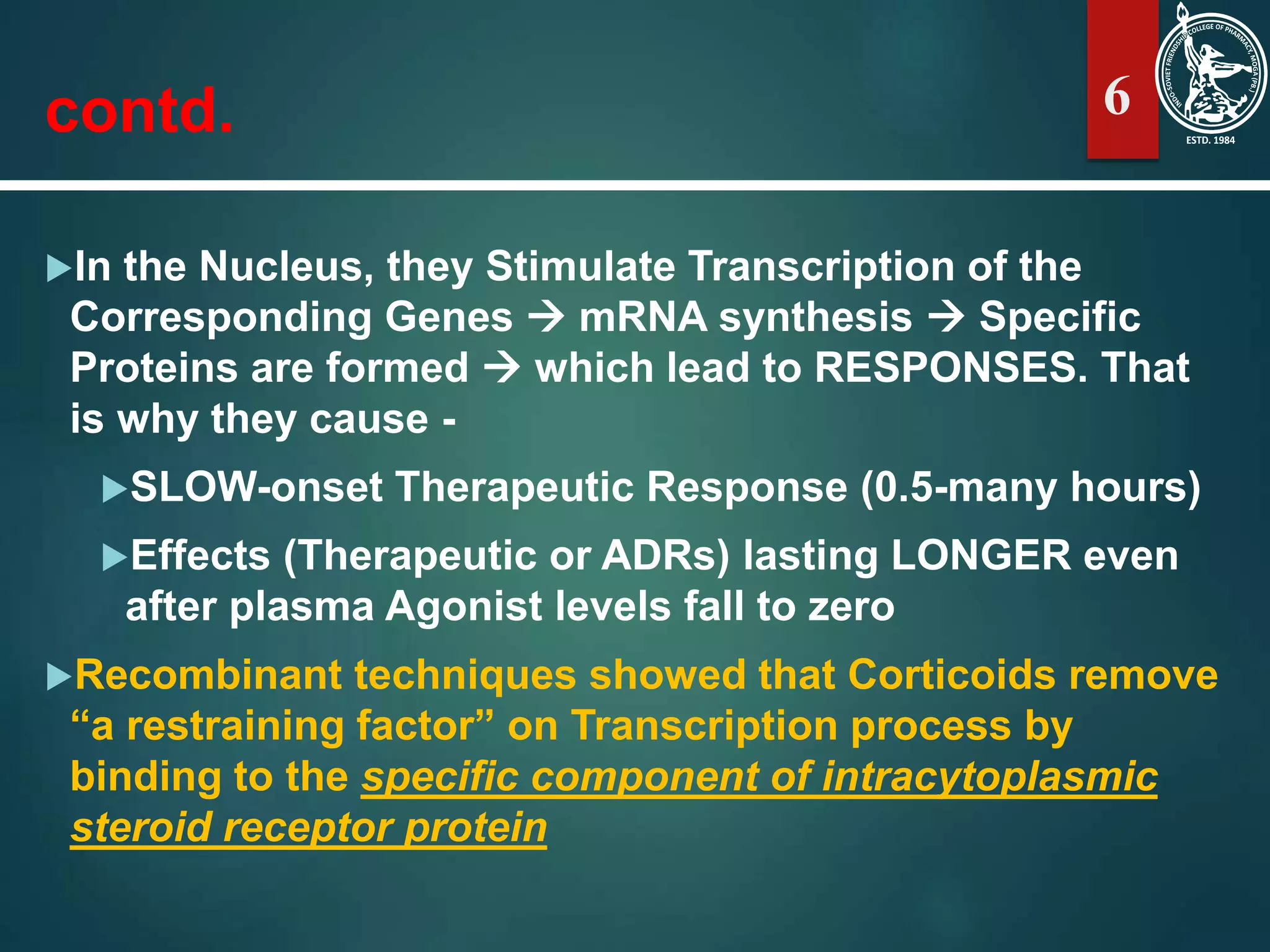 Drug Receptor Interactions | PPTX