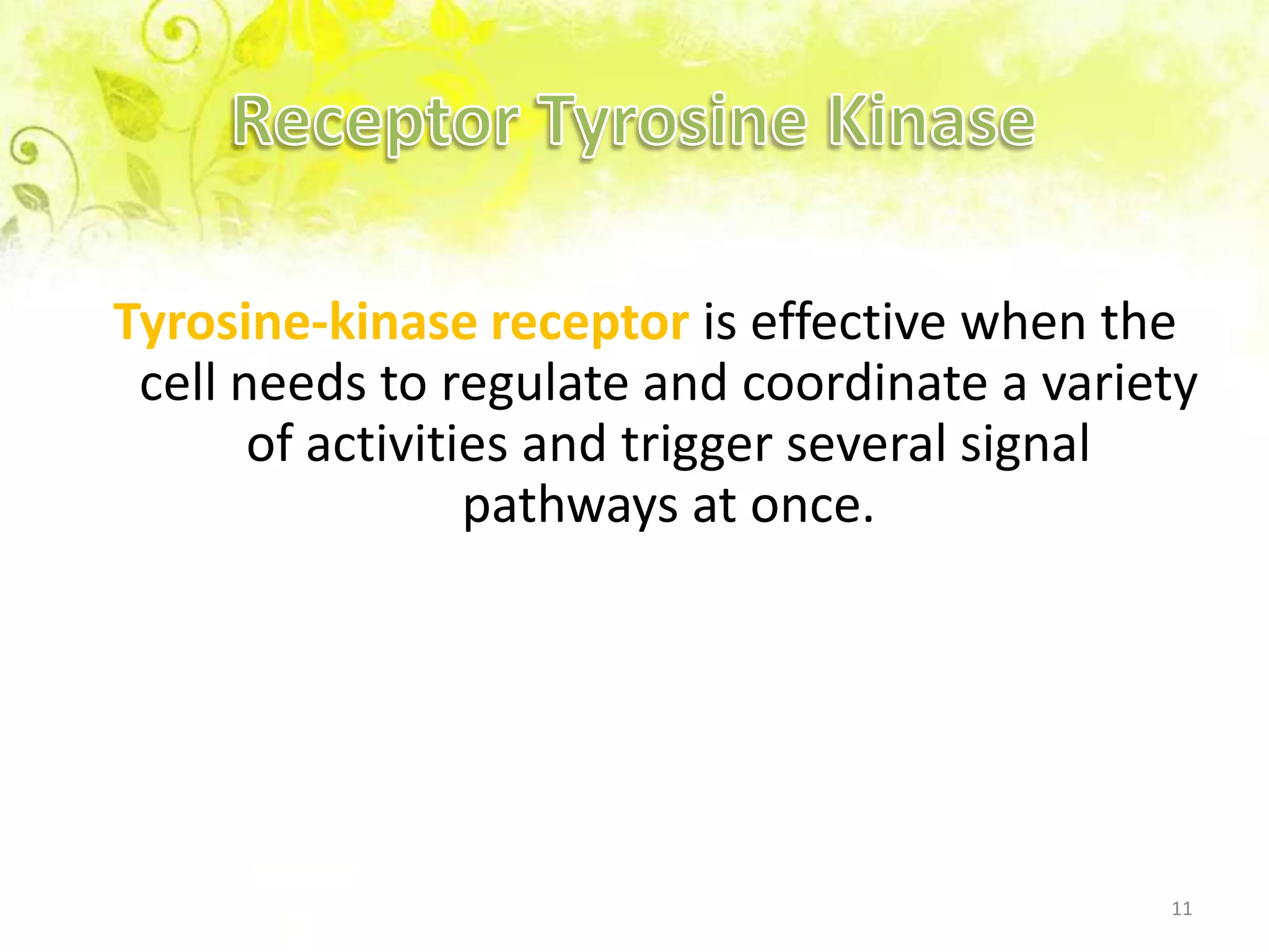 Receptor tyrosine kinase | PPTX