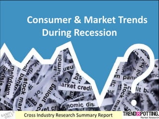 Consumer & Market Trends
    During Recession




Cross Industry Research Summary Report
 