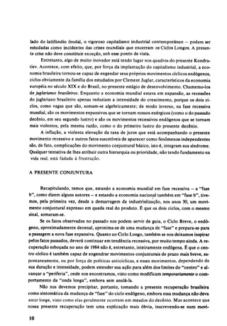 Recessão inflação e divida interna