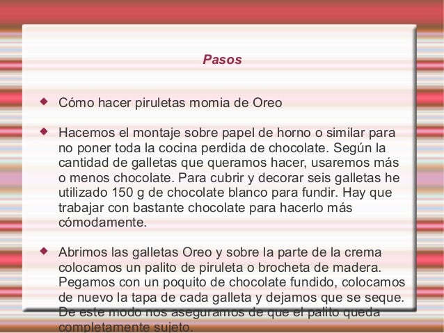 Receta cocina piruleta Receta cocina piruleta