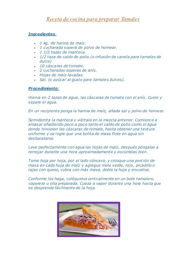 Tamales De Dulce Tradicionales Receta Mexicana