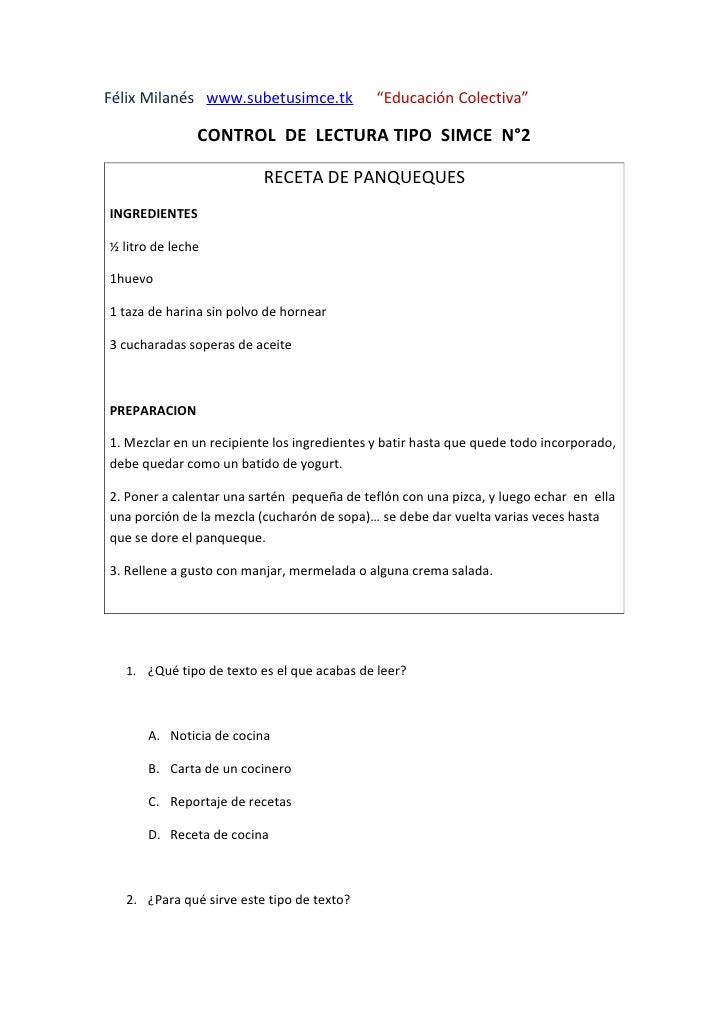 textos instructivos con preguntas de comprension receta de panqueques 5 preguntas textos instructivos con preguntas de comprension receta de panqueques 5 preguntas