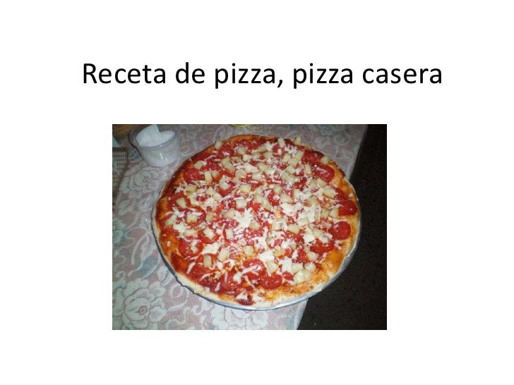 Pizza De Facil Receta