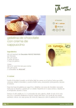 Receta postres